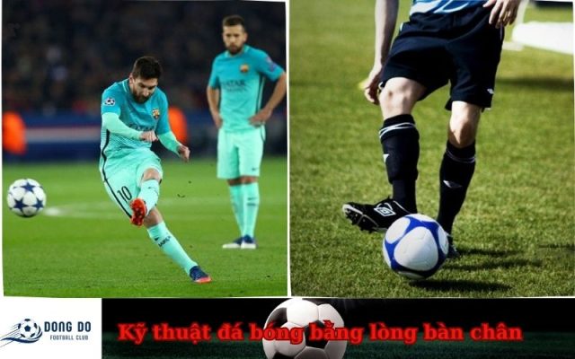 Kỹ thuật đá bóng bằng lòng bàn chân